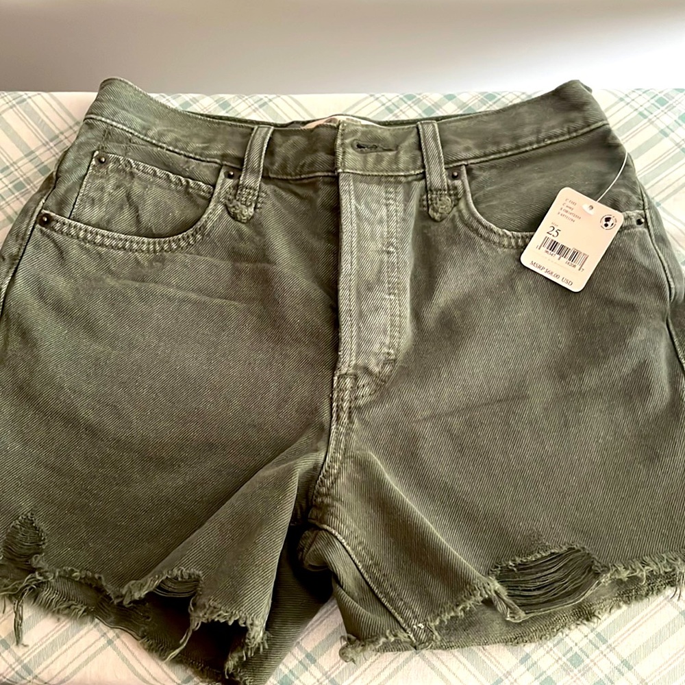 New Free People shorts size 25
